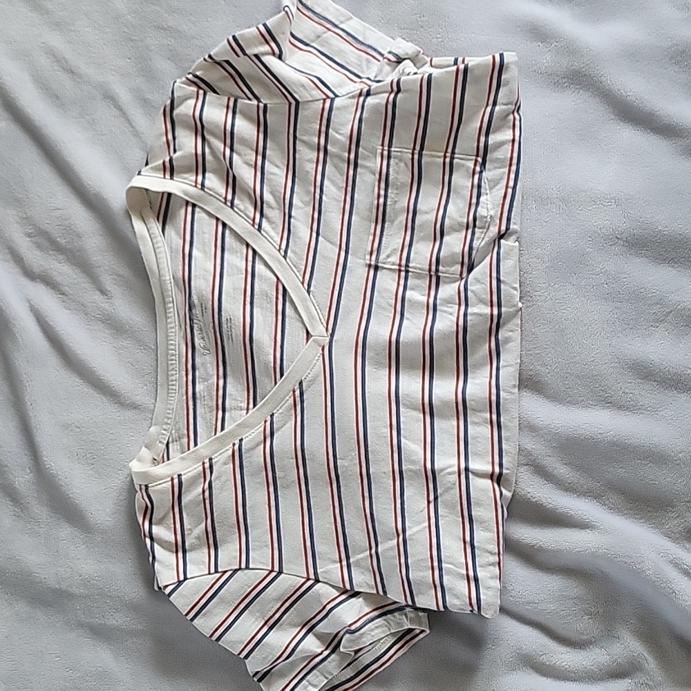 New Universal Thread, Red, White and Blue V-neck tshirt